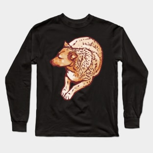 Sitting Dog Long Sleeve T-Shirt